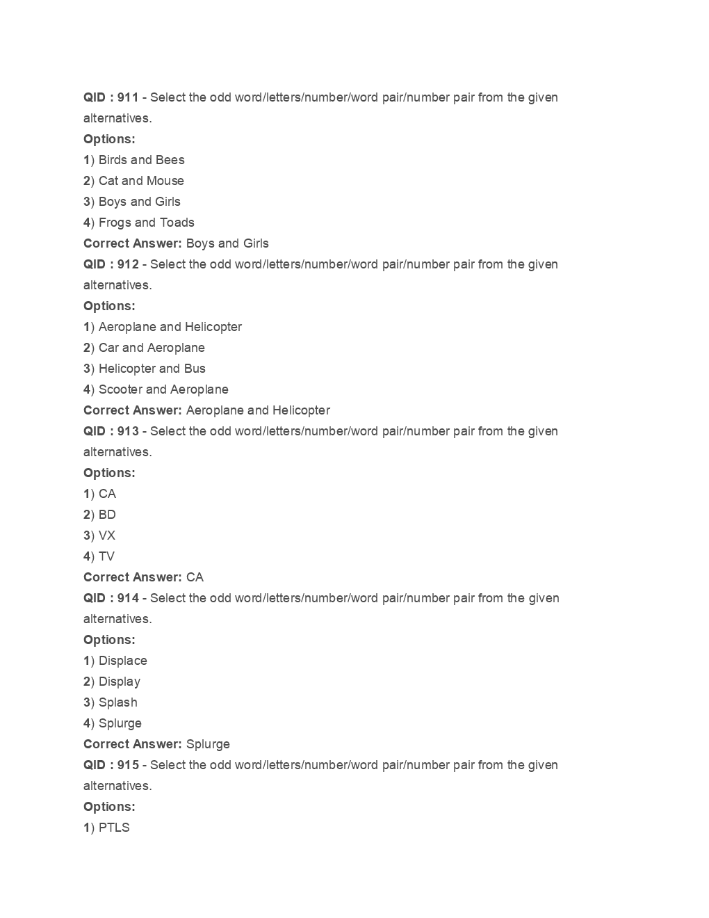 SSC Junior Engineer General Intelligence And Reasoning 2016 Paper-2 - Page 5