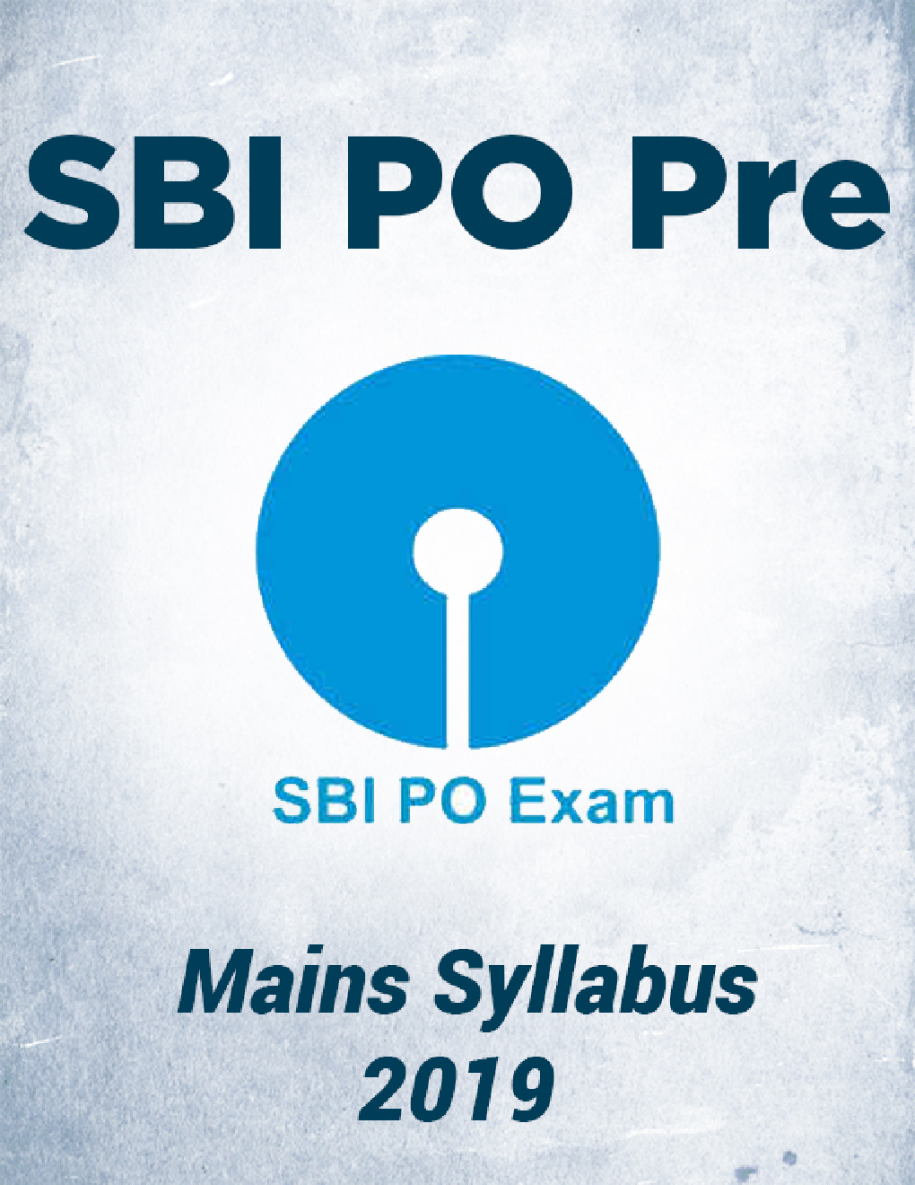 SBI PO Pre & Mains Syllabus 2019 - Page 1