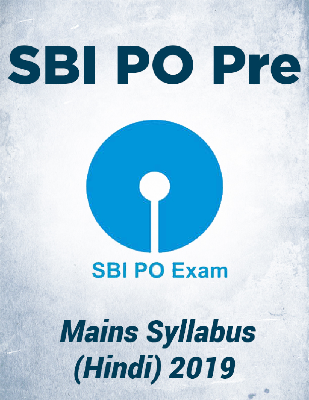 SBI PO Pre & Mains Syllabus (Hindi) 2019 - Page 1