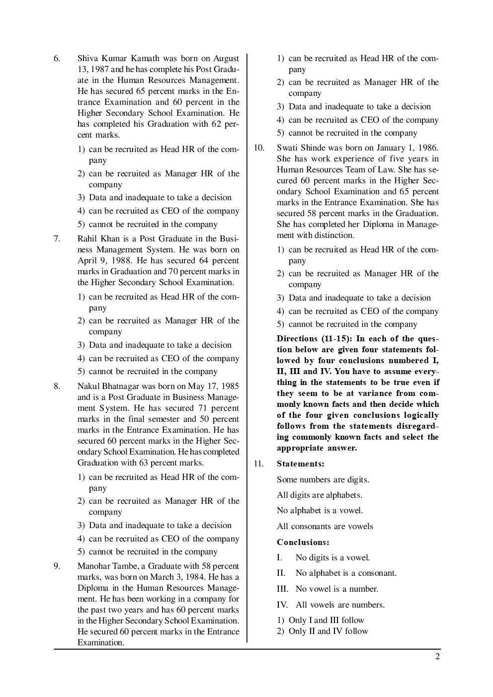 IBPS PO Previous Year Paper With Answer 2013 - Page 3