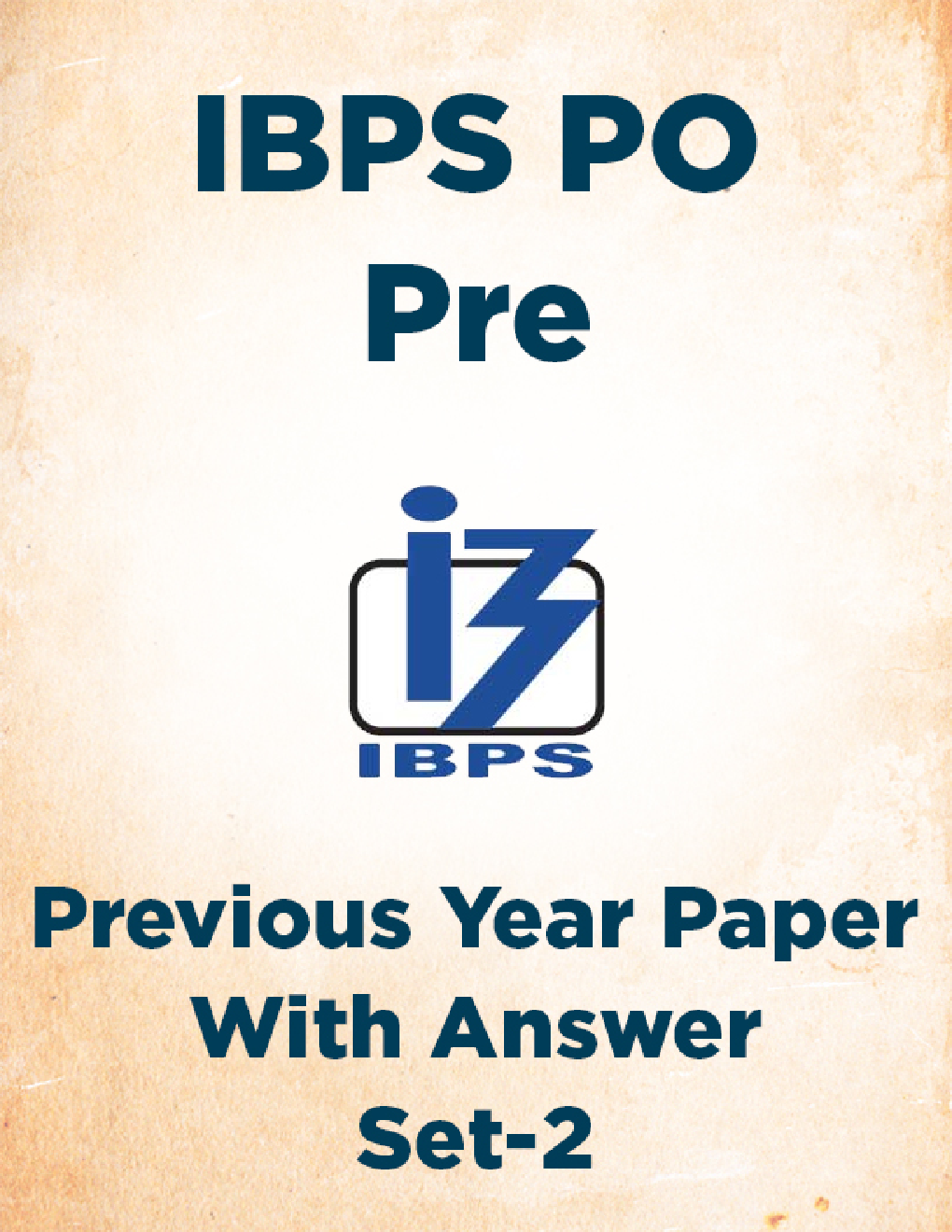 IBPS PO Pre Previous Year Paper With Answer Set-2 - Page 1