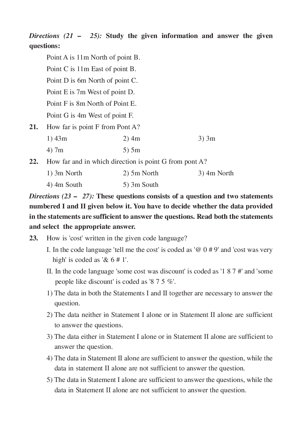 IBPS Clerk Previous Year Paper With Answer Paper-2 2013 - Page 5