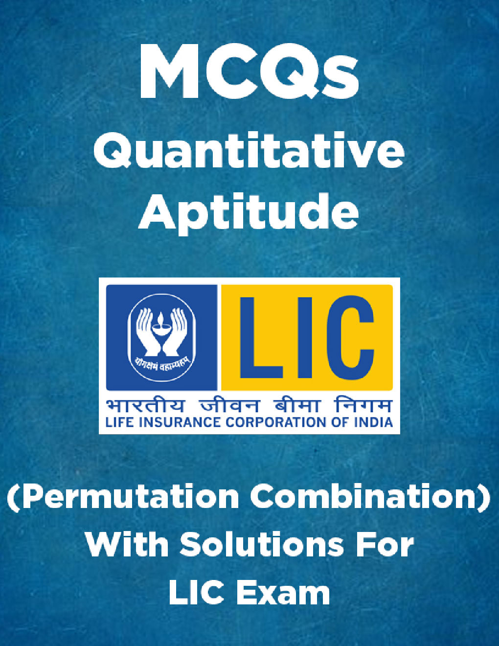 MCQs Quantitative Aptitude (Permutation Combination) With Solutions For LIC Exam - Page 1