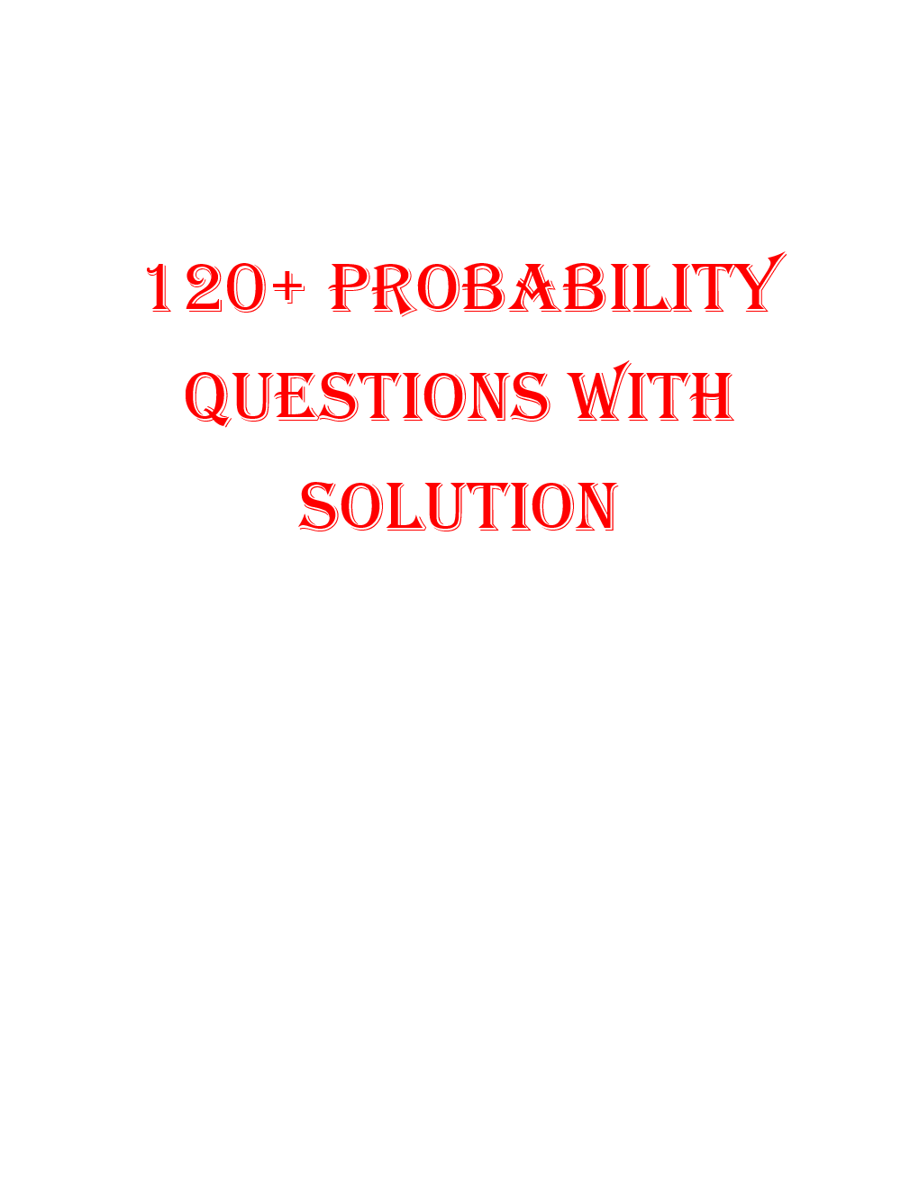 MCQs Quantitative Aptitude (Probability) With Solutions For LIC Exam - Page 2