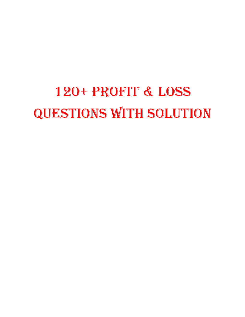 MCQs Quantitative Aptitude (Profit And Loss) With Solutions For LIC Exam - Page 2