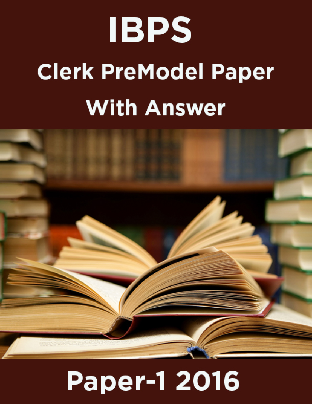 IBPS Clerk Pre Model Paper With Answer Paper-1 2016 - Page 1