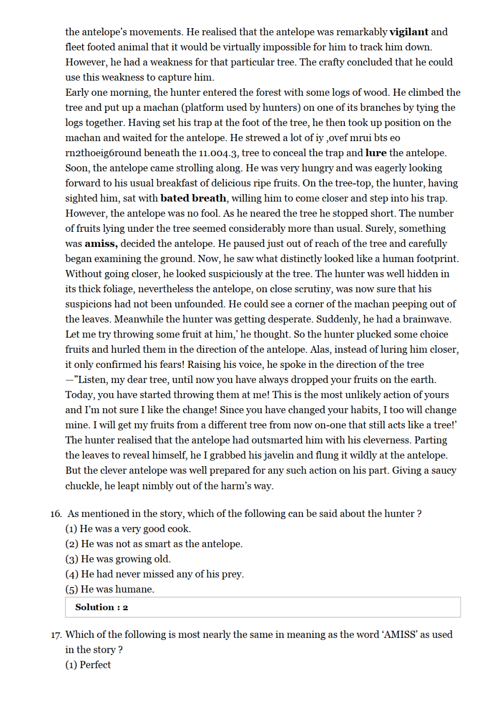 SBI Clerk Pre Previous Year Paper With Answer 2016 - Page 5