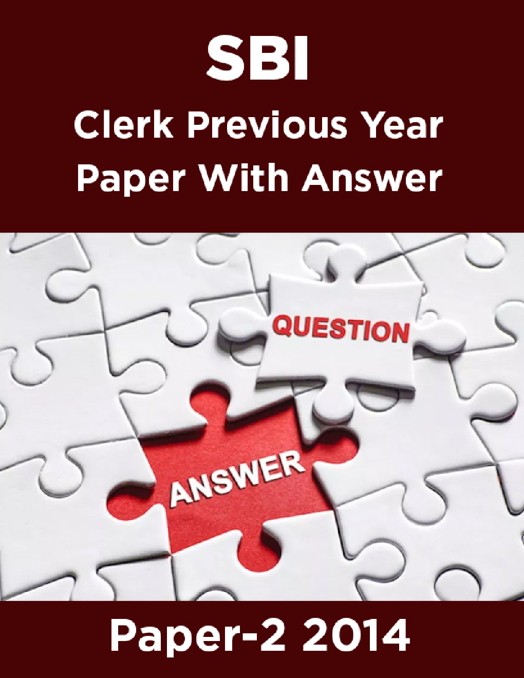 SBI Clerk Previous Year Paper With Answer Paper-2 2014 - Page 1