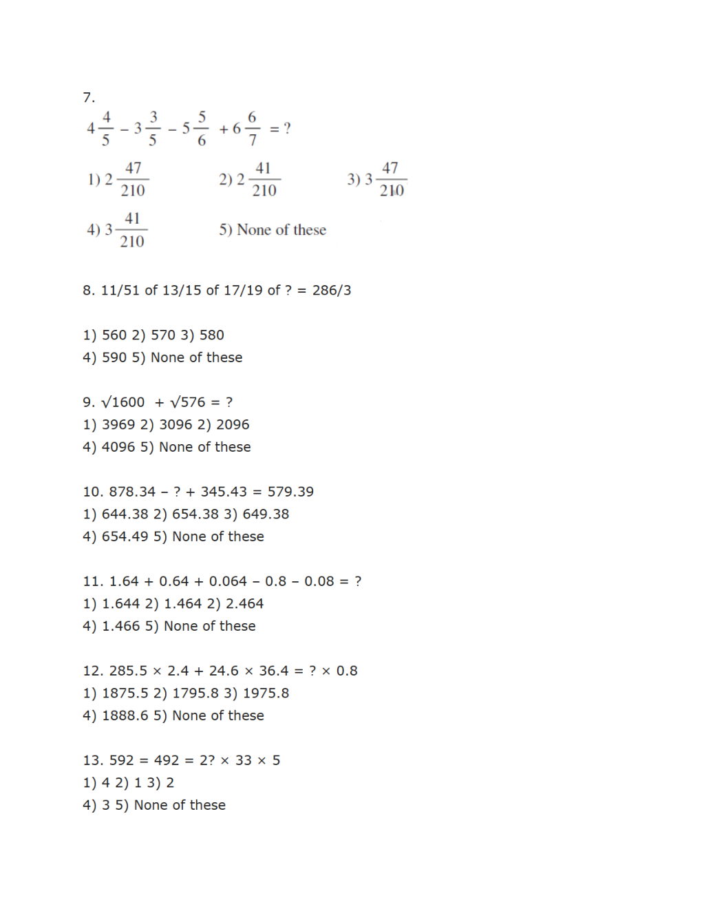 SBI Clerk Previous Year Paper With Answer Paper-2 2014 - Page 4