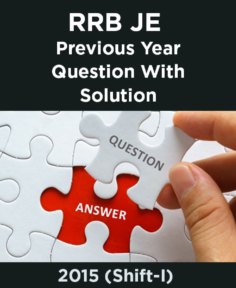 RRB JE Previous Year Question With Solution 2015 (Shift-I) - Page 1