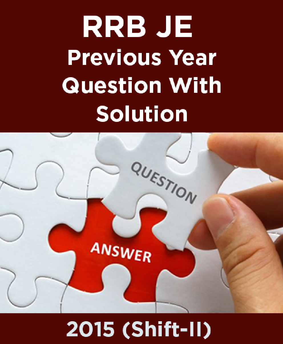 RRB JE Previous Year Question With Solution 2015 (Shift-II) - Page 1