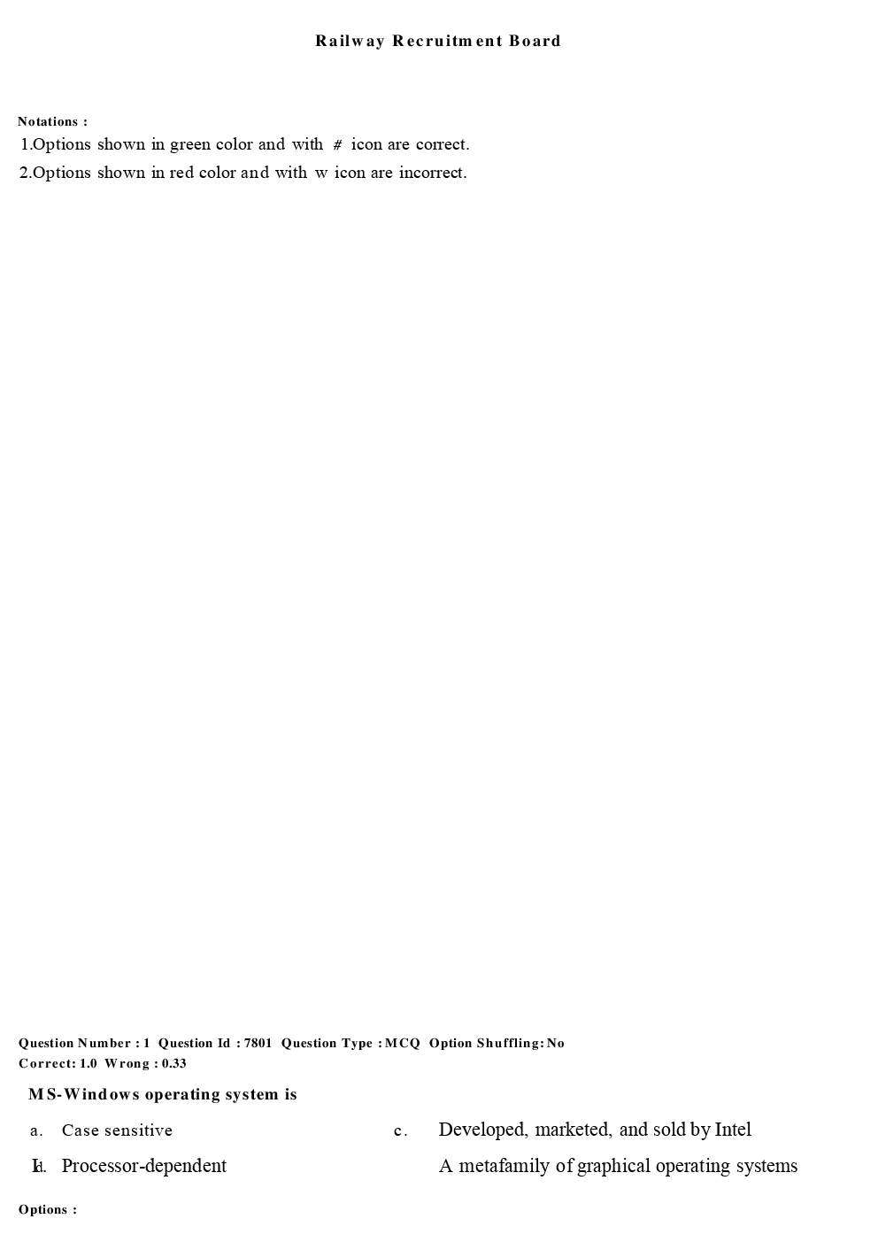 RRB Group D Previous Year Paper With Answer Paper-10 - Page 2