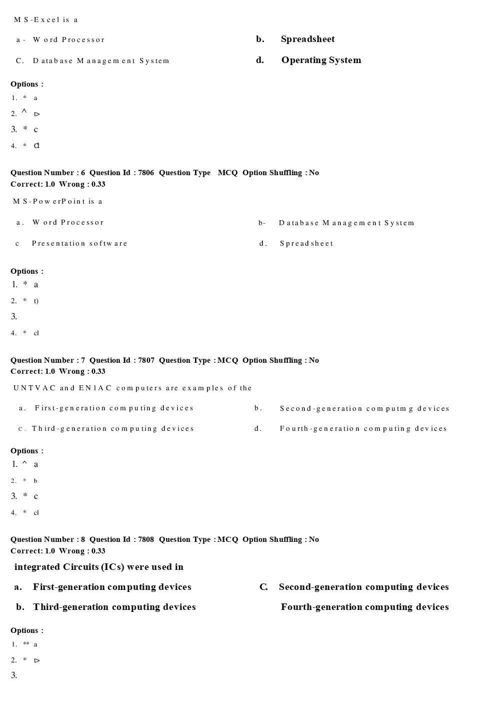 RRB Group D Previous Year Paper With Answer Paper-10 - Page 4