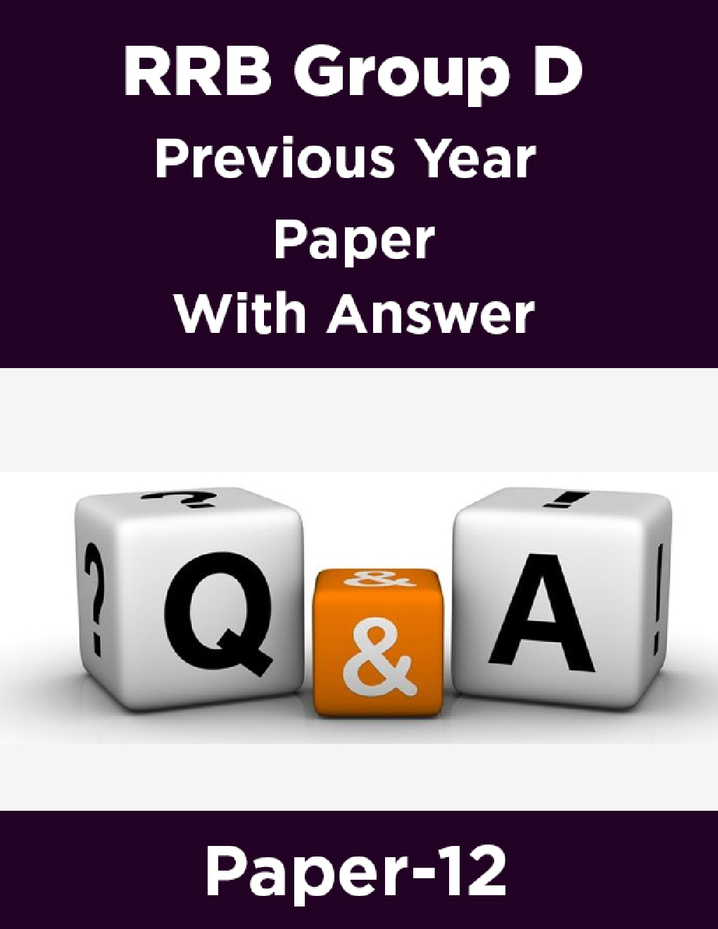 RRB Group D Previous Year Paper With Answer Paper-12 - Page 1