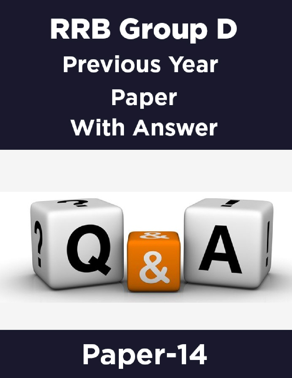 RRB Group D Previous Year Paper With Answer Paper-14 - Page 1