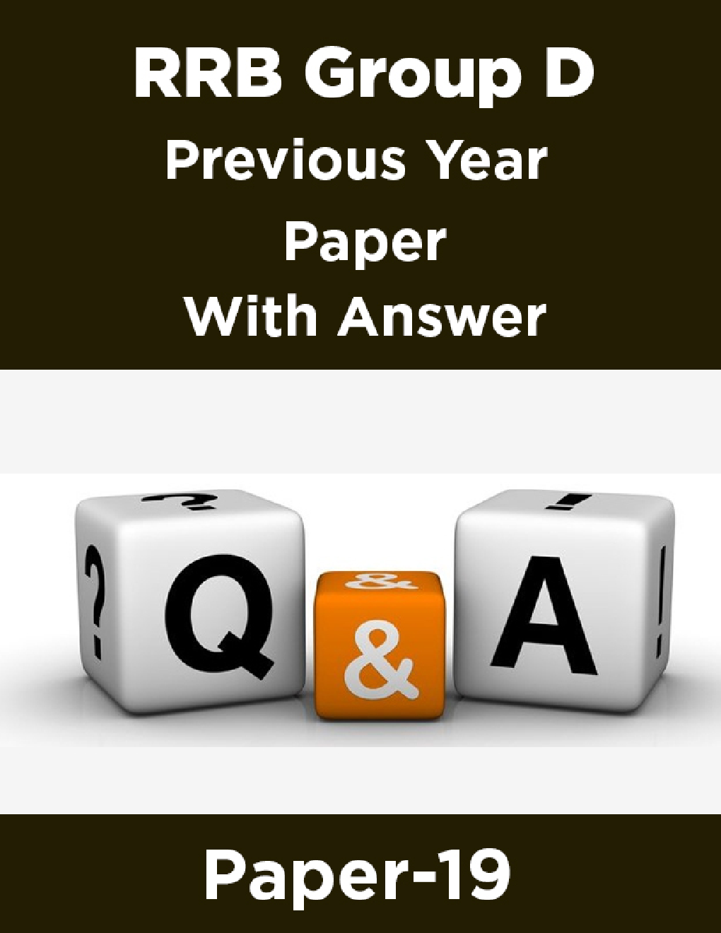 RRB Group D Previous Year Paper With Answer Paper-19 - Page 1