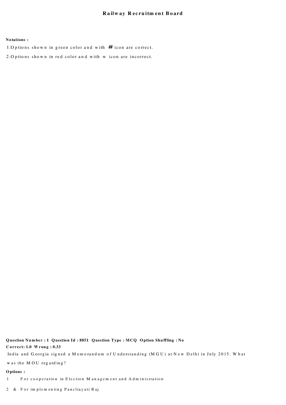 RRB Group D Previous Year Paper With Answer Paper-19 - Page 2