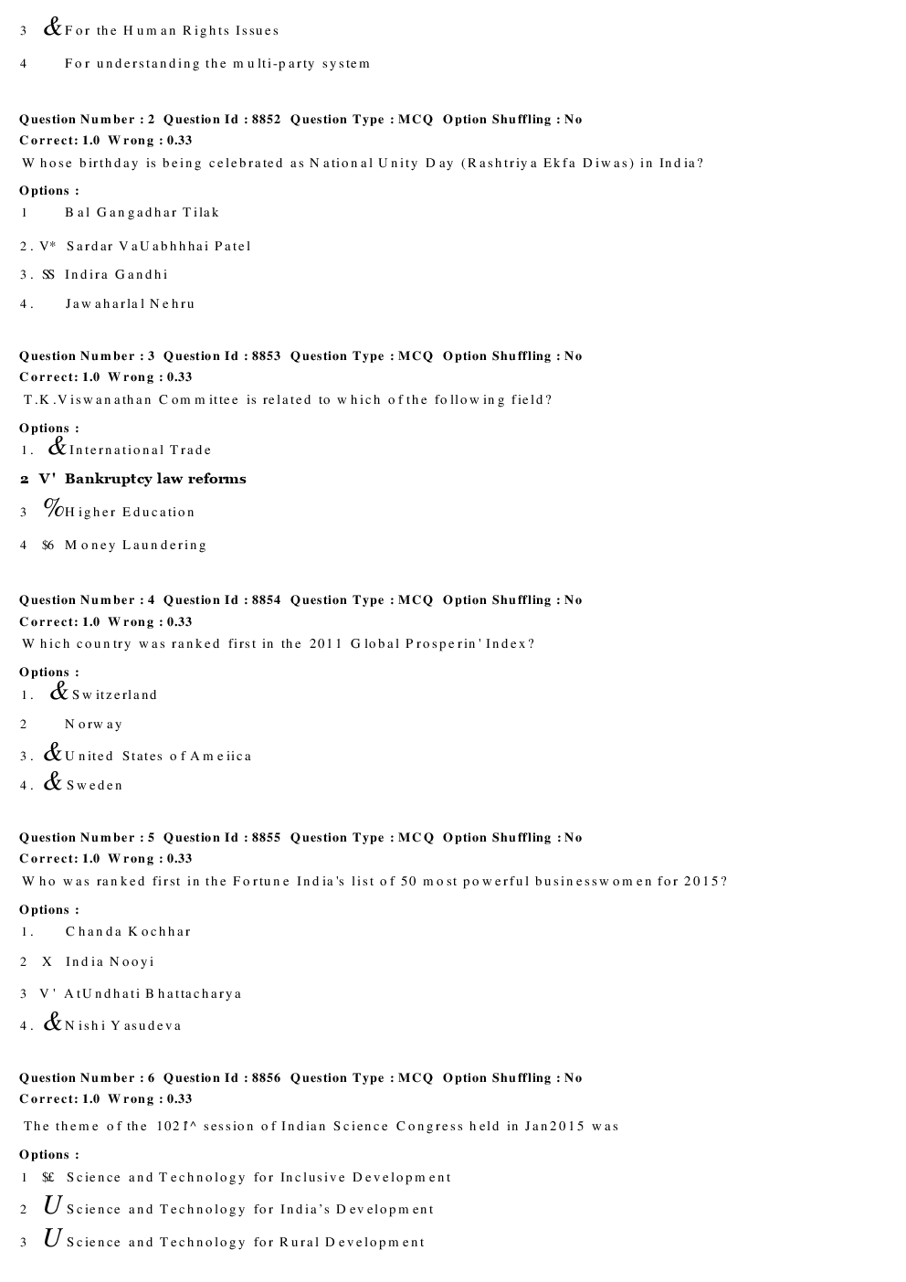 RRB Group D Previous Year Paper With Answer Paper-19 - Page 3