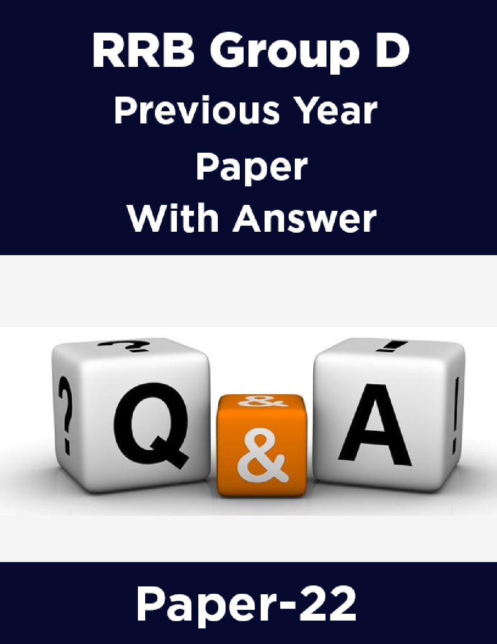 RRB Group D Previous Year Paper With Answer Paper-22 - Page 1