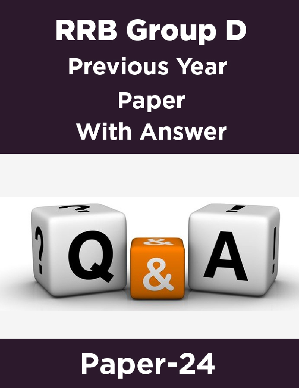 RRB Group D Previous Year Paper With Answer Paper-24 - Page 1