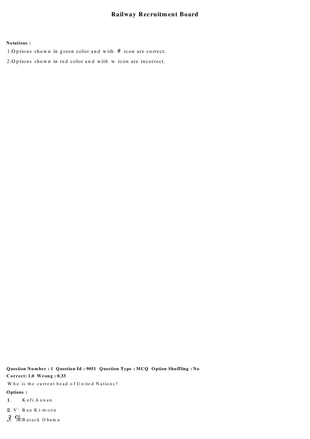 RRB Group D Previous Year Paper With Answer Paper-24 - Page 2