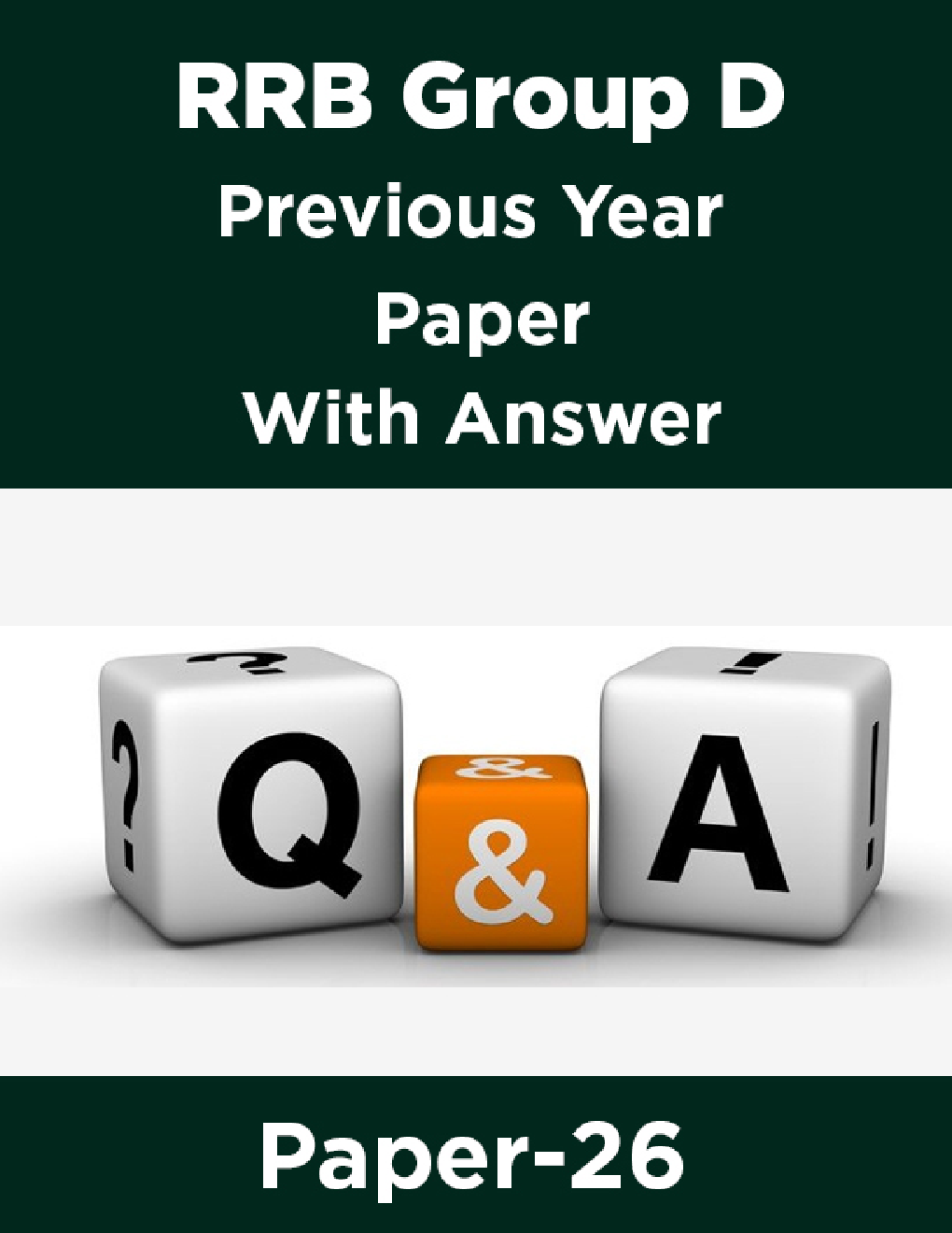 RRB Group D Previous Year Paper With Answer Paper-26 - Page 1