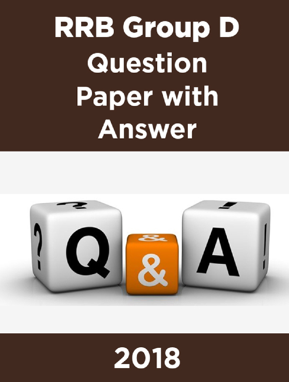 RRB Group D Question Paper With Answer 2018 - Page 1