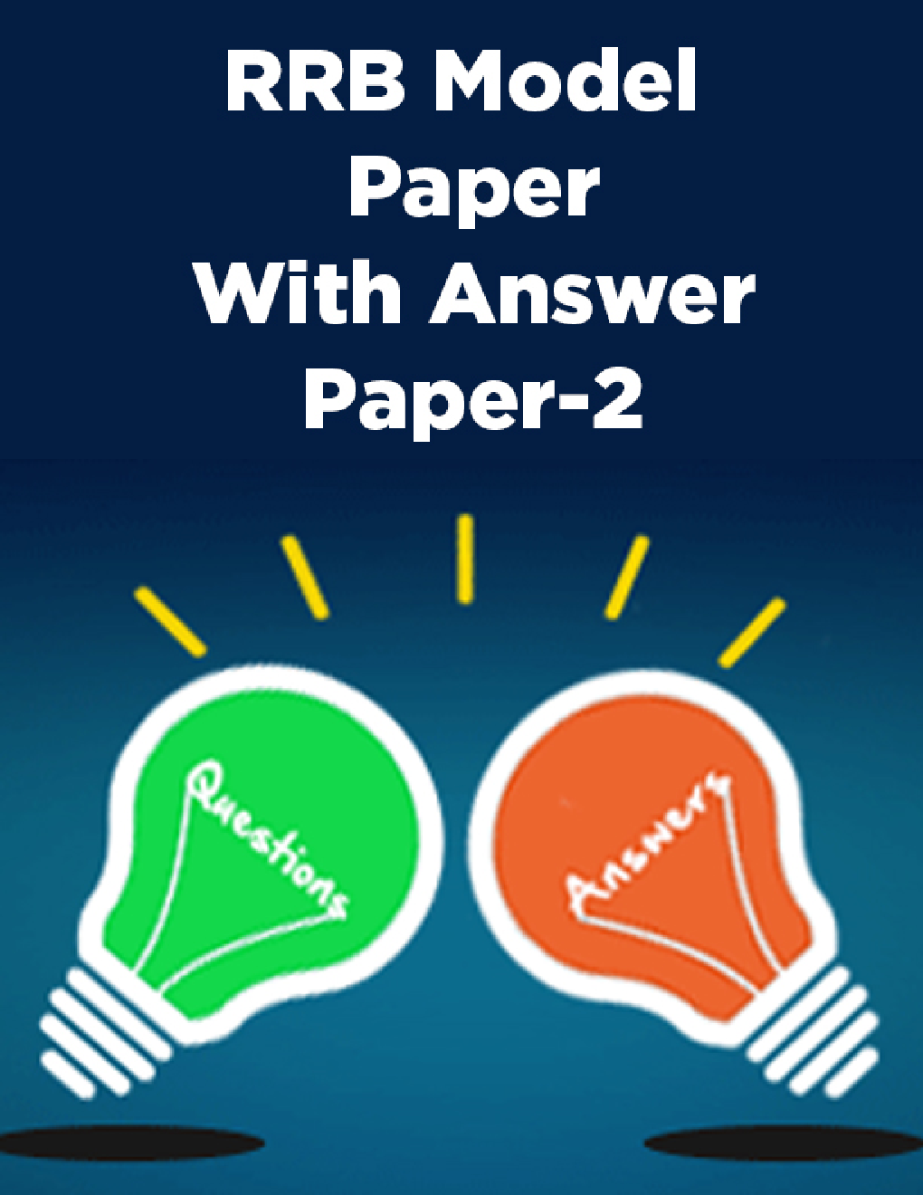 RRB Model Paper With Answer Paper-2 - Page 1