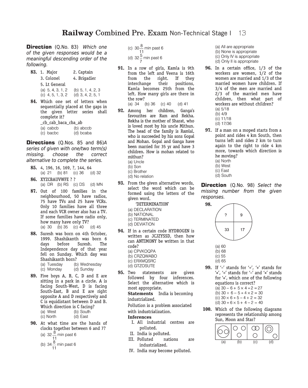 RRB NTPC Previous Year Paper With Answer 2012 Paper-9 - Page 5