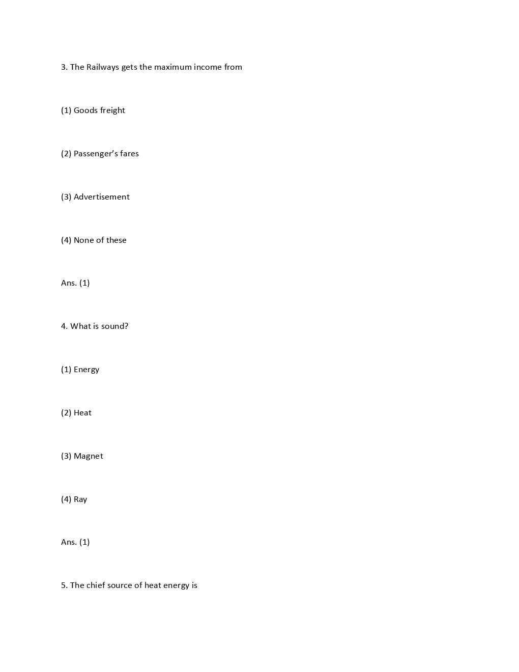 RRB ASM Solved Paper 2009 Paper-2 - Page 3