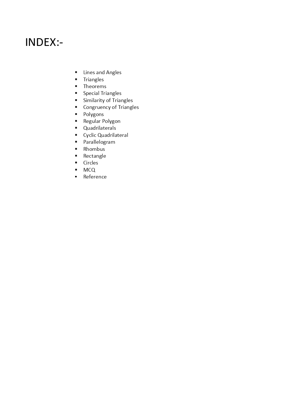 Geometry Study Material - Page 2