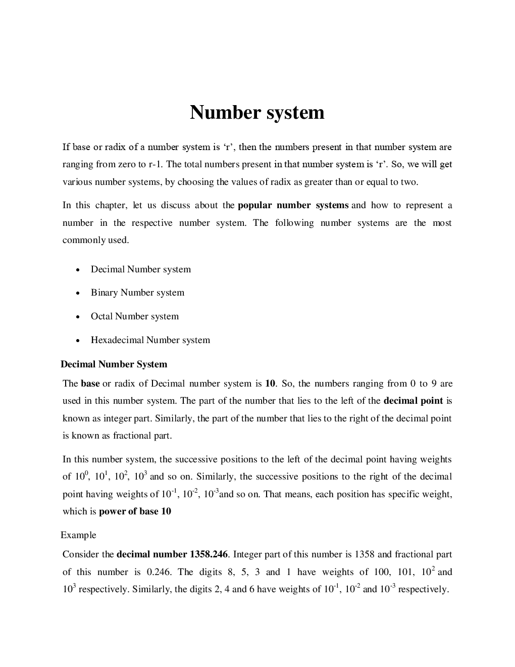 Number System Study Material - Page 3