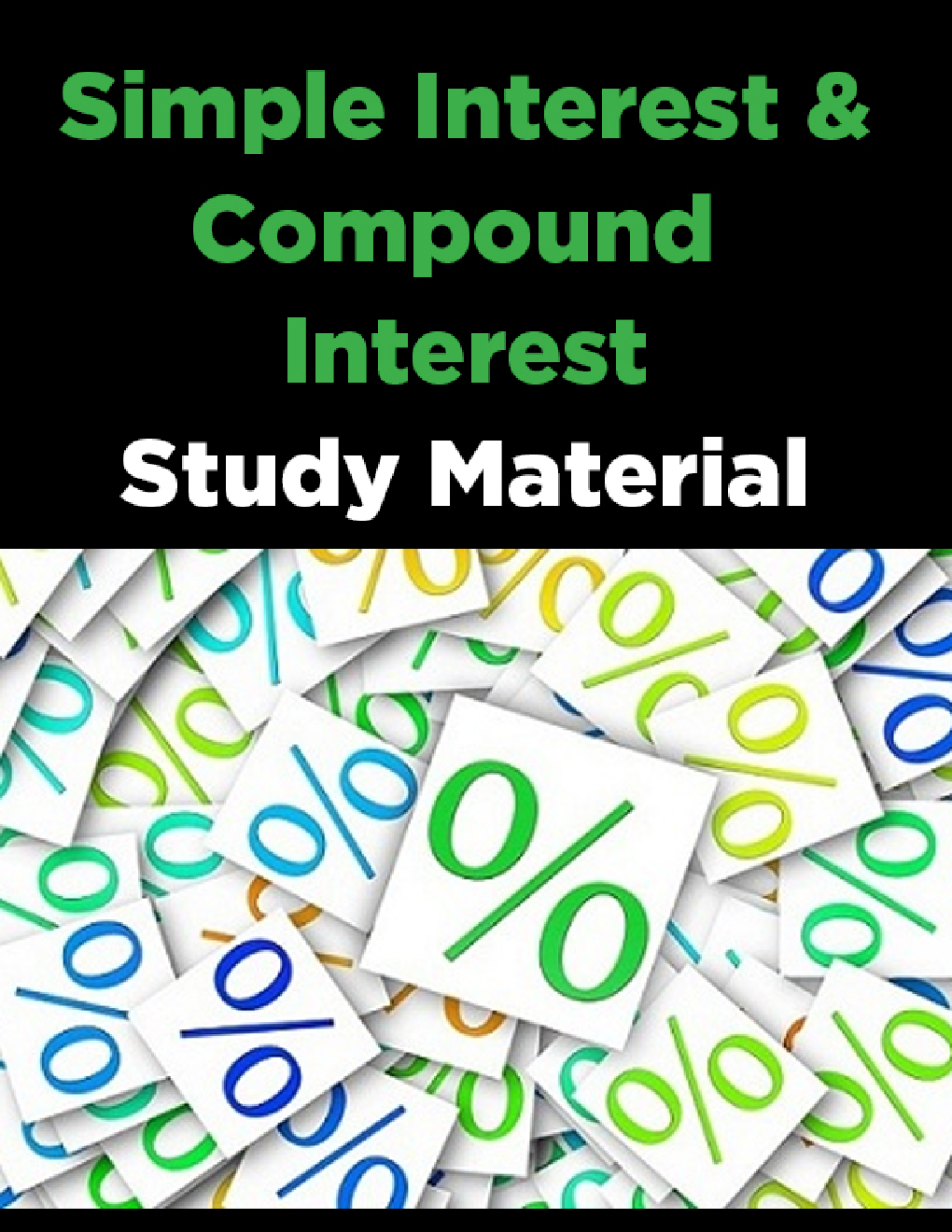 Simple Interest & Compound Interest Study Material - Page 1