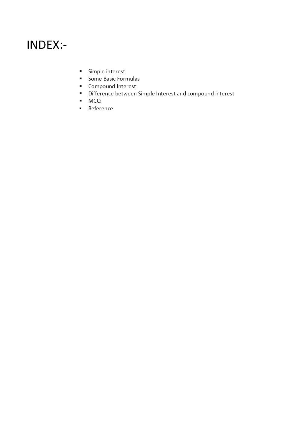 Simple Interest & Compound Interest Study Material - Page 2