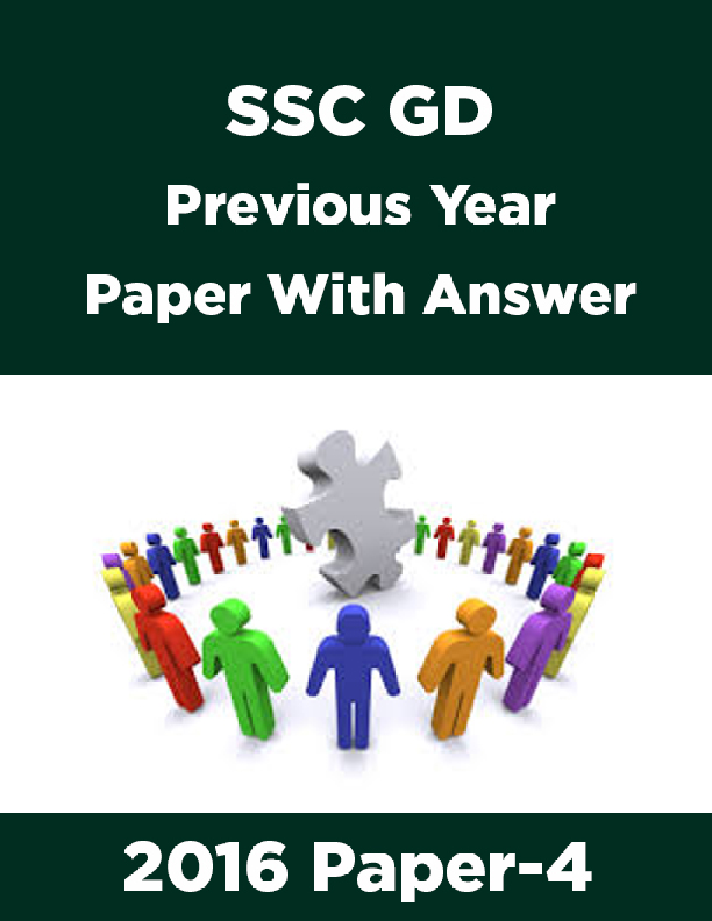 SSC GD Previous Year Paper With Answer 2016 Paper-4 - Page 1