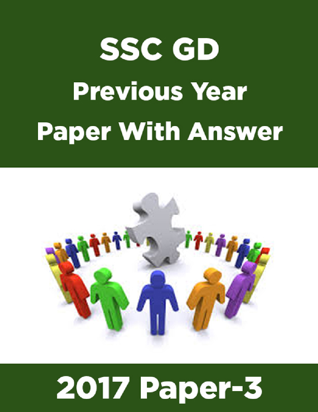 SSC GD Previous Year Paper With Answer 2017 Paper-3 - Page 1