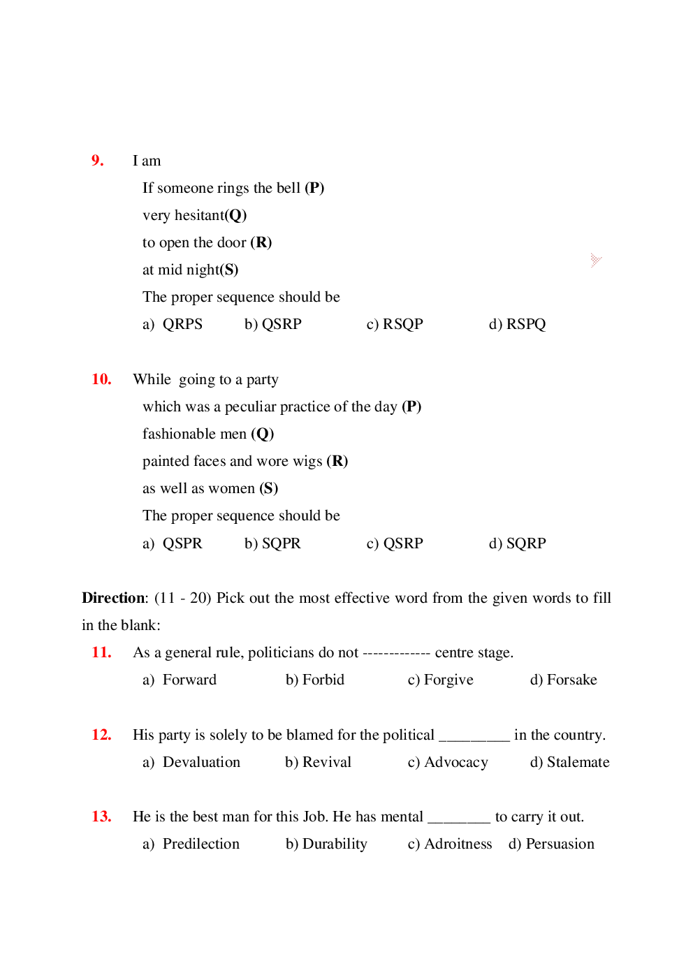SSC MTS Previous Year Paper With Answer 2015 - Page 4
