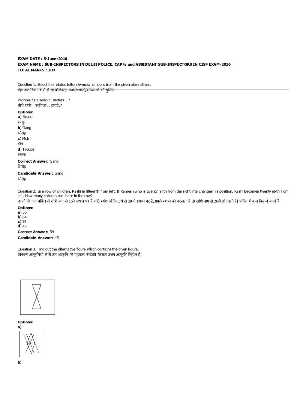 SSC SI Previous Year Paper With Answer 2016 Paper-6 - Page 2
