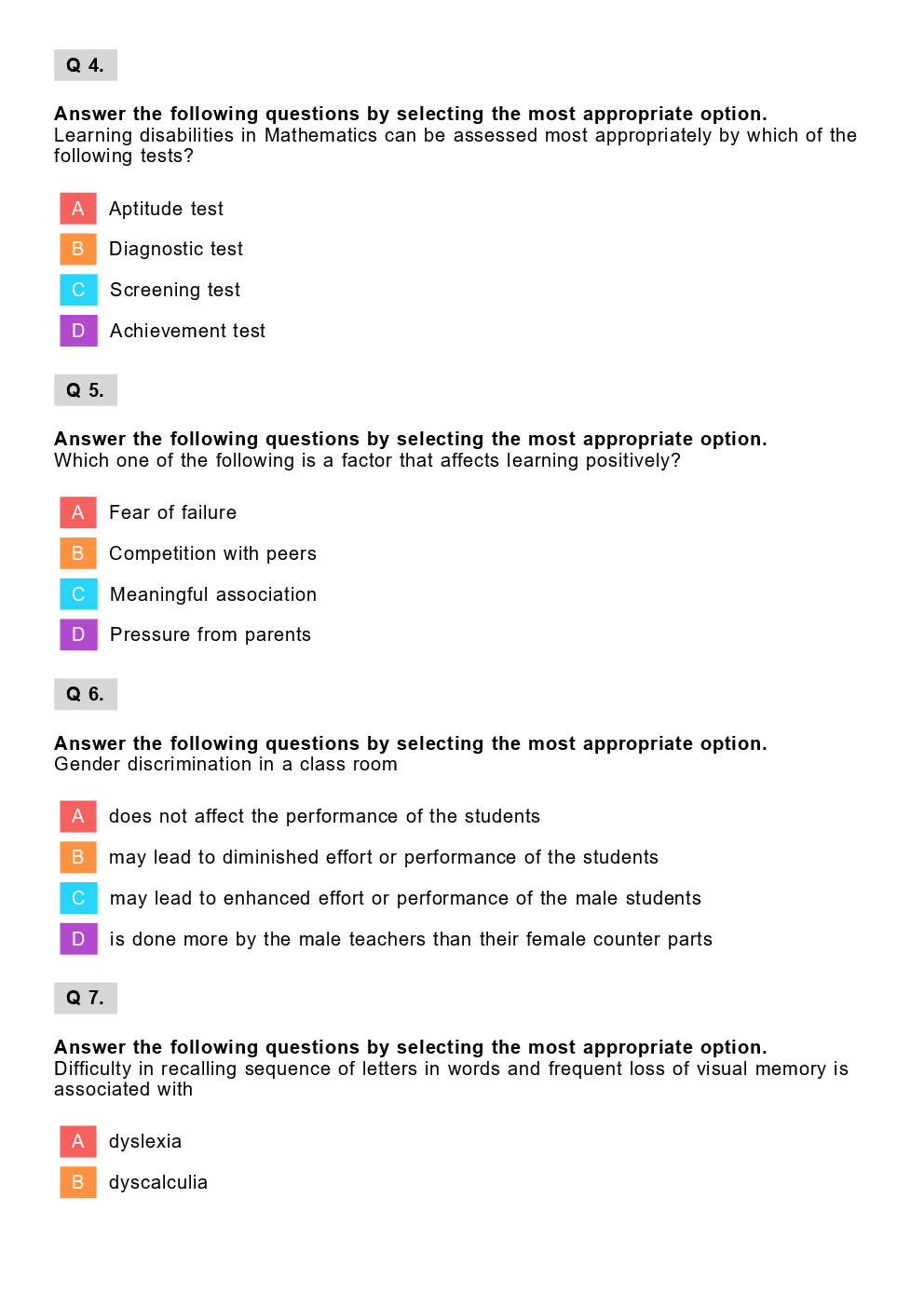 CTET Previous Year Paper With Answer Paper-1 2016 - Page 3