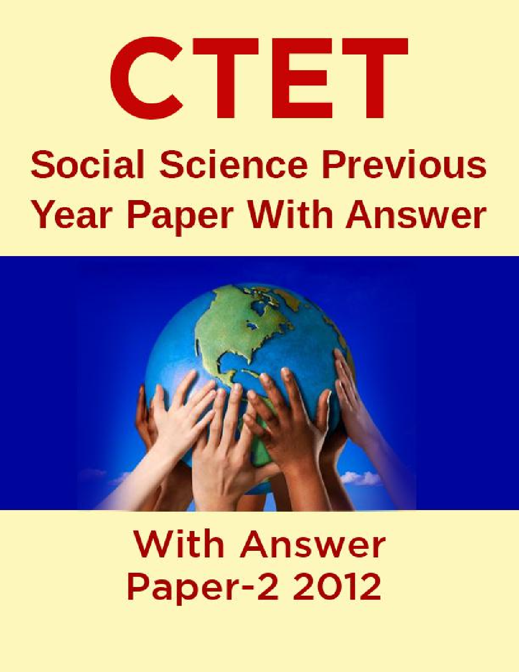 CTET Social Science Previous Year Paper With Answer Paper-2 2012 - Page 1