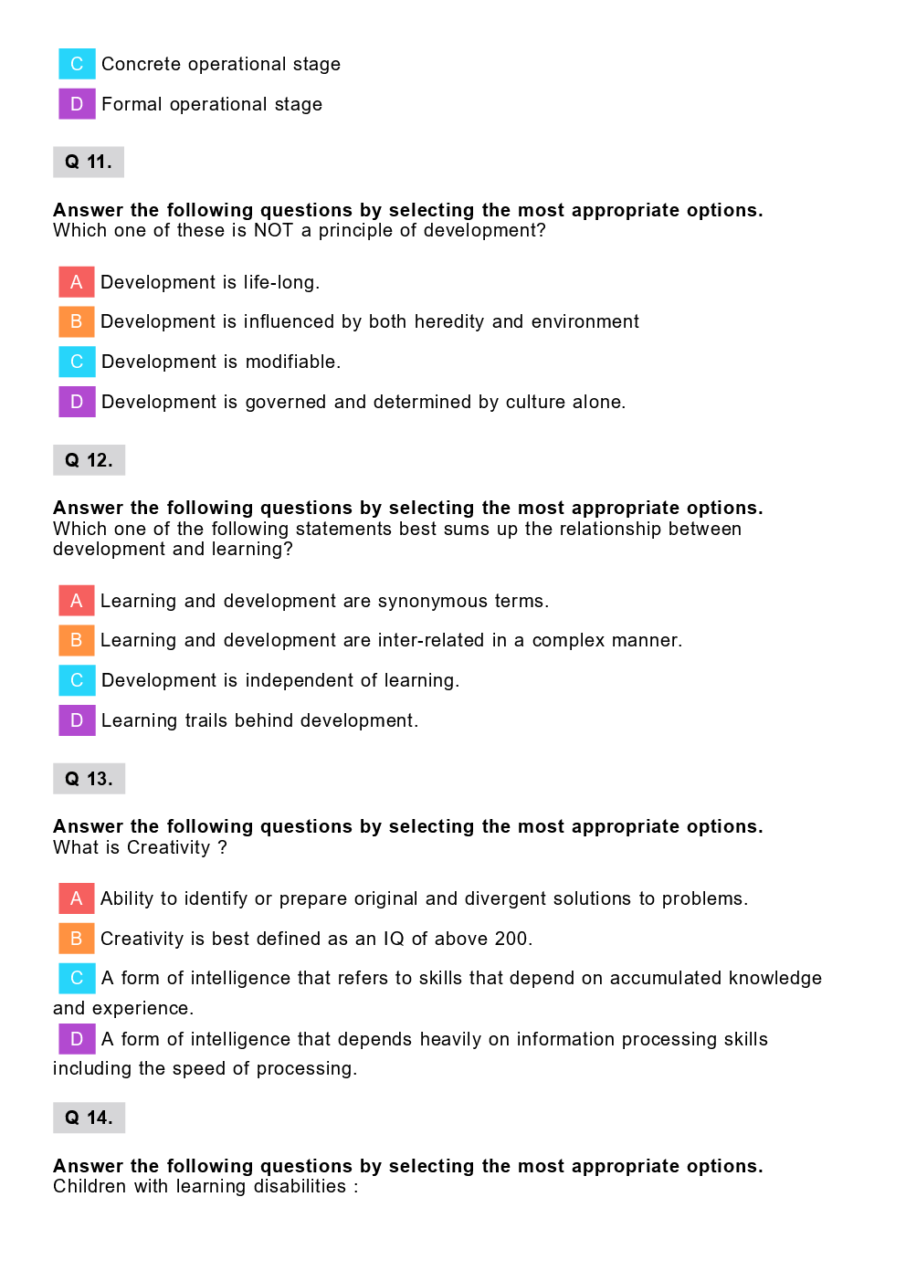 CTET Social Science Previous Year Paper With Answer Paper-2 2015 - Page 5