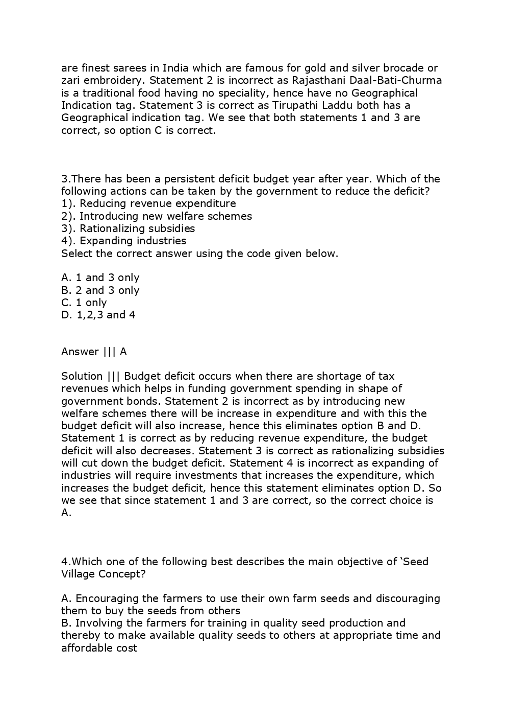 UPSC Previous Year Paper With Answer 2015 - Page 3