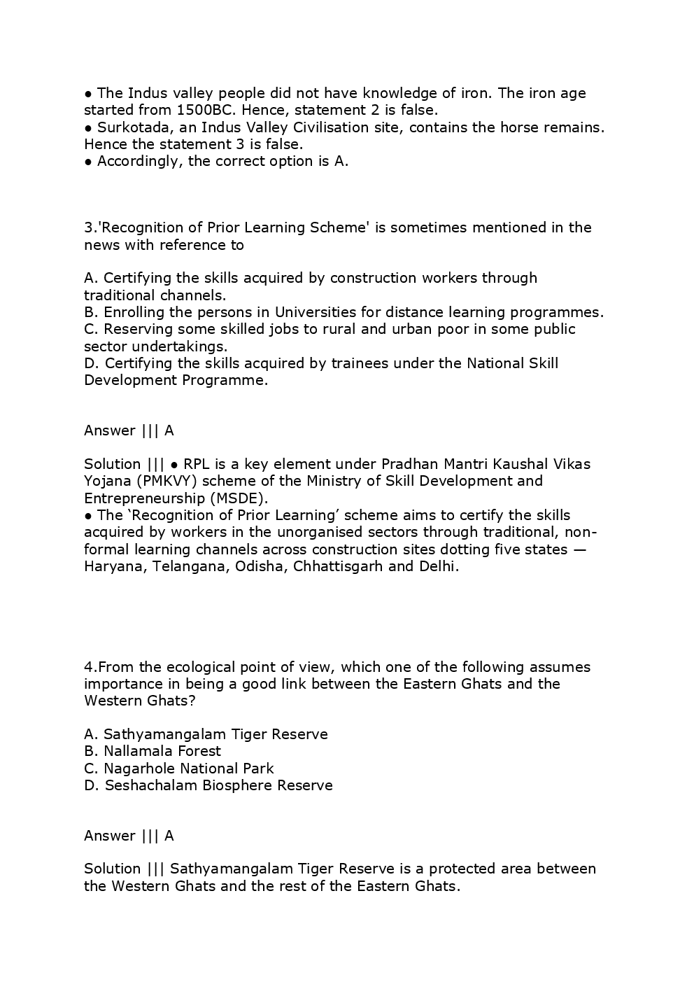 UPSC Previous Year Paper With Answer 2017 - Page 3