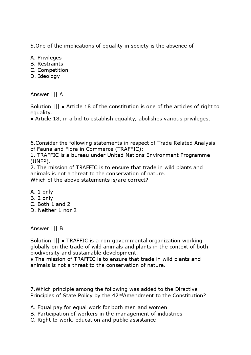 UPSC Previous Year Paper With Answer 2017 - Page 4