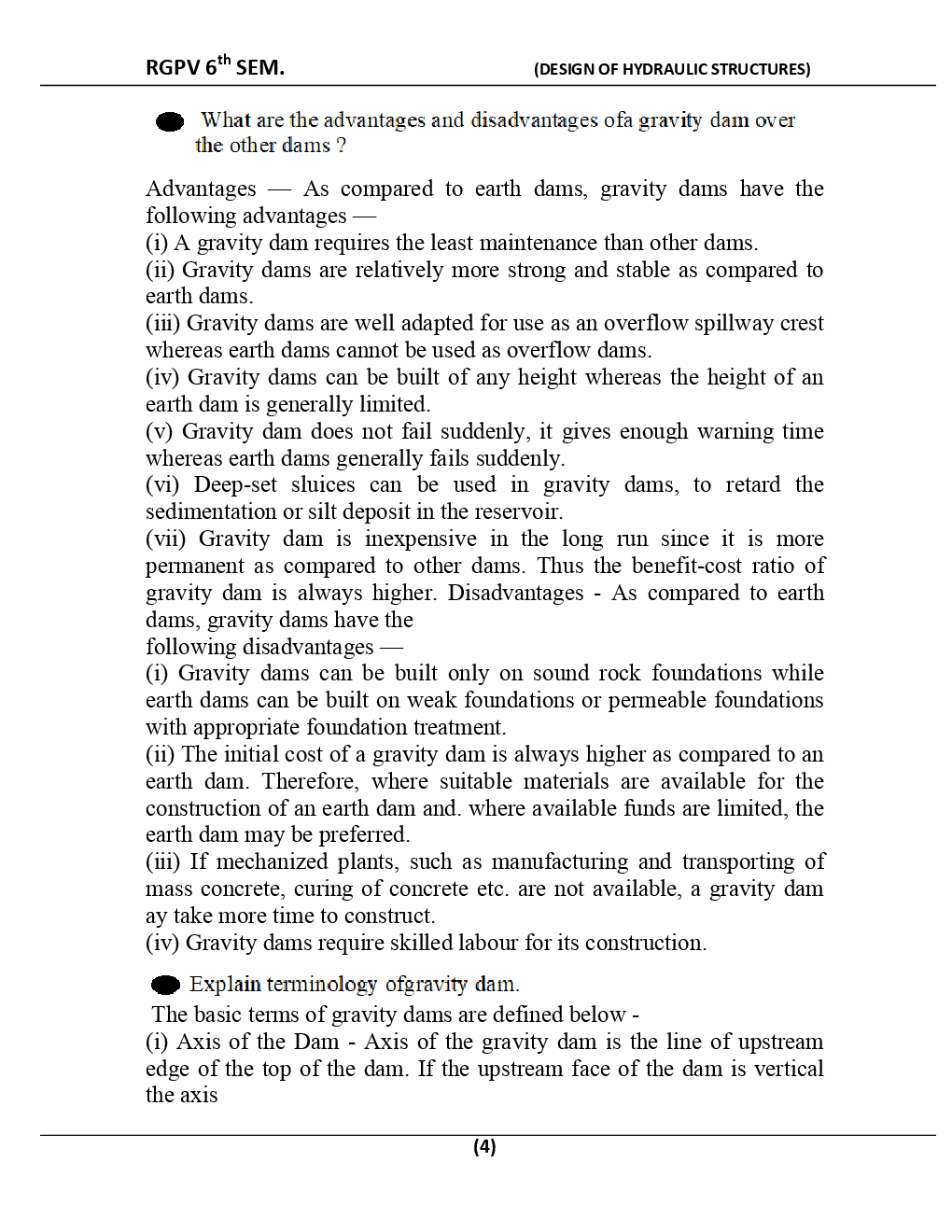 Design Of Hydraulic Structures For RGPV BE 6th Sem Civil Engineering - Page 5