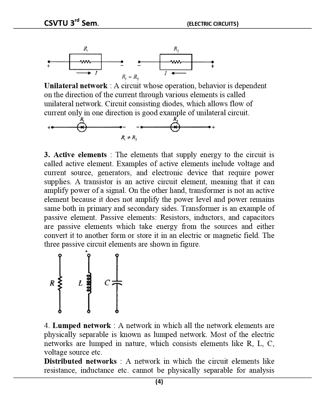 Electric Circuits For CSVTU BE 3rd Sem Electrical & Electronics Engineering - Page 5