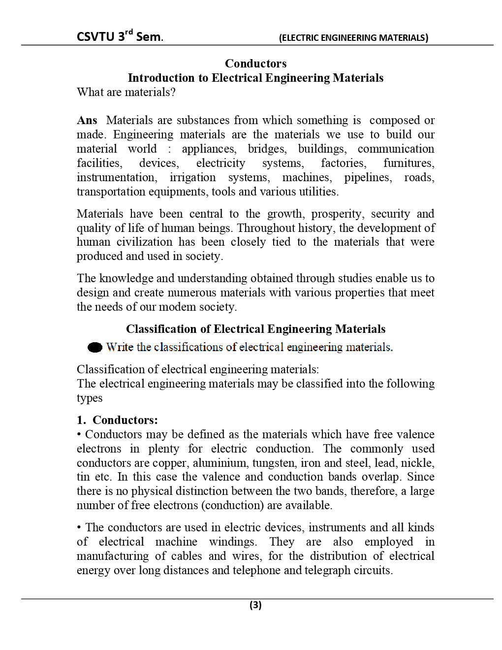 Electric Engineering Materials For CSVTU BE 3rd Sem Electrical Engineering - Page 4