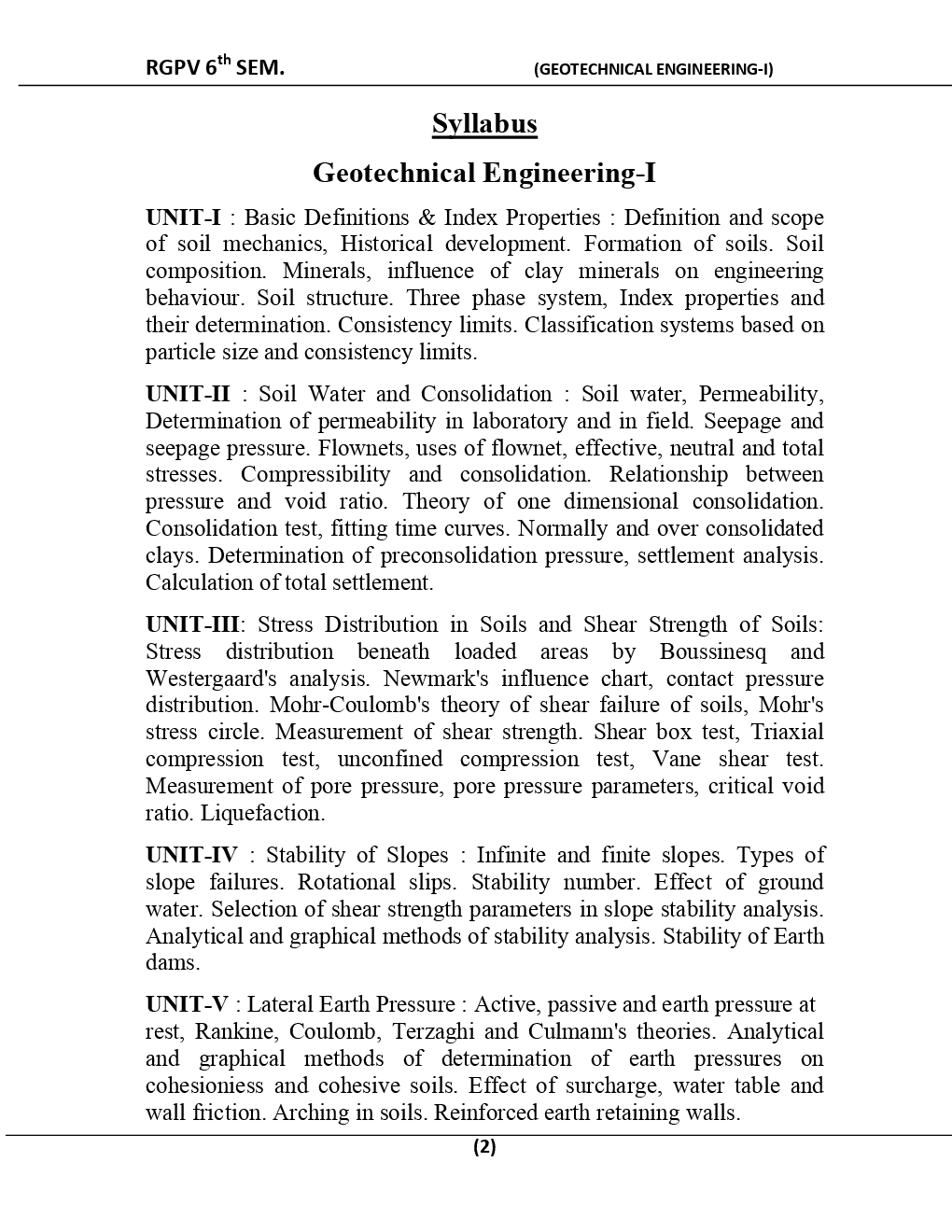Geotechnical Engineering-I For RGPV BE 6th Sem Civil Engineering - Page 3