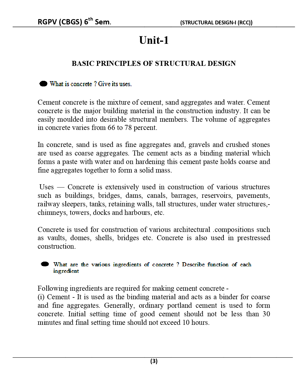 Structural Design-I (RCC) For RGPV BE 6th Sem Civil Engineering - Page 4