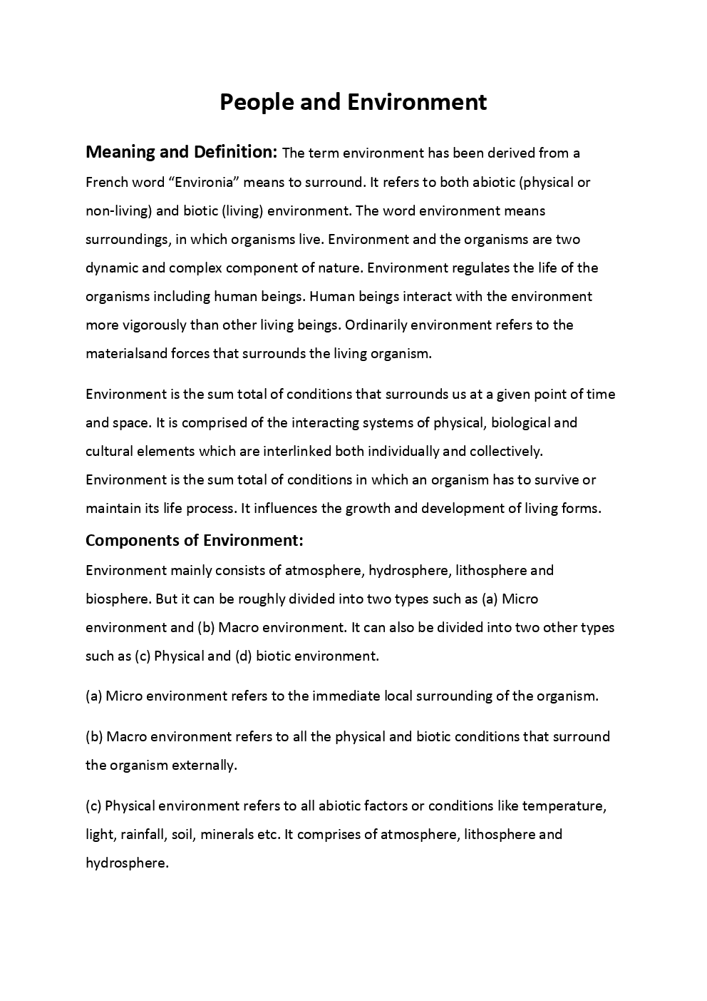 People And Environment Study Material For UGC NET - Page 3